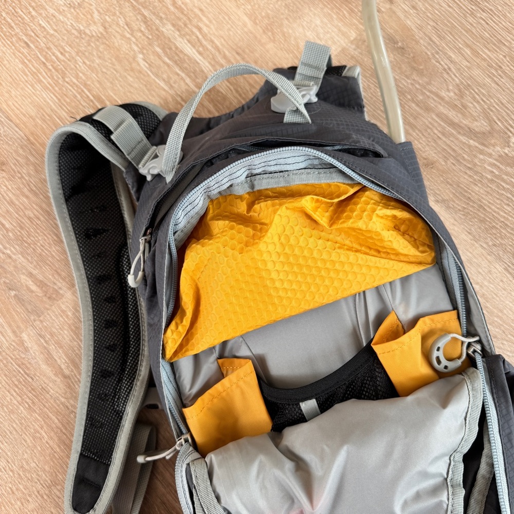 Osprey raptor 10 hydraulics hydration pack biking hiking backpack S/M silt gray - Picture 10 of 13